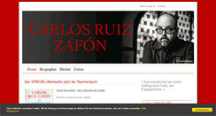 Desktop Screenshot of carlosruizzafon.de