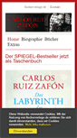 Mobile Screenshot of carlosruizzafon.de