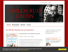 Tablet Screenshot of carlosruizzafon.de